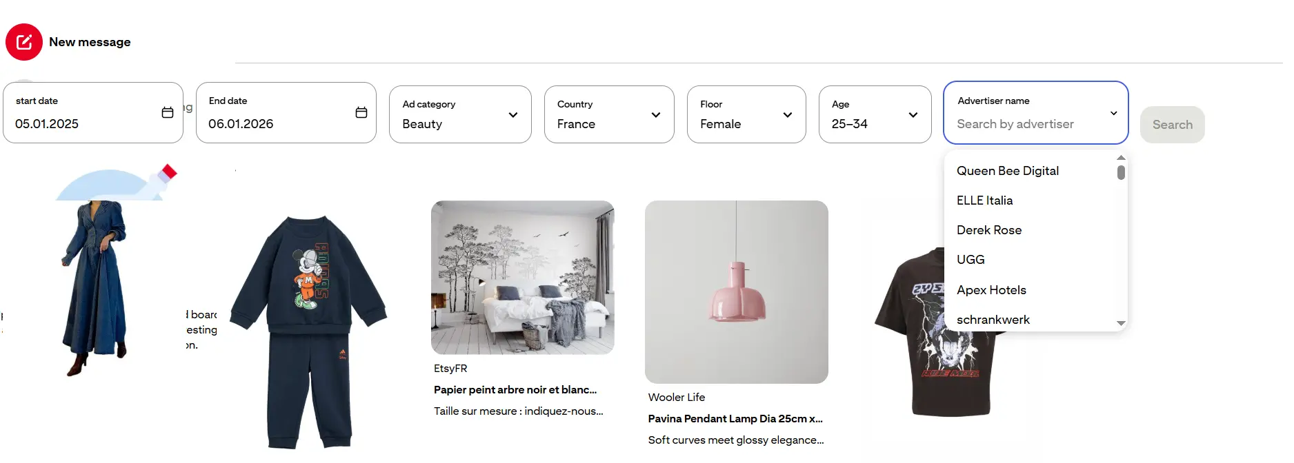 Advertising libraries: Choosing an advertiser for Pinterest Ads