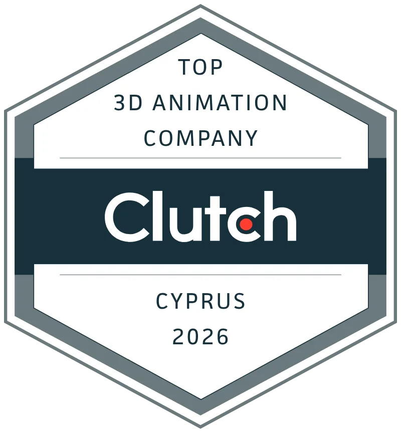 Top 3D Animation Company Cyprus 2026 Badge