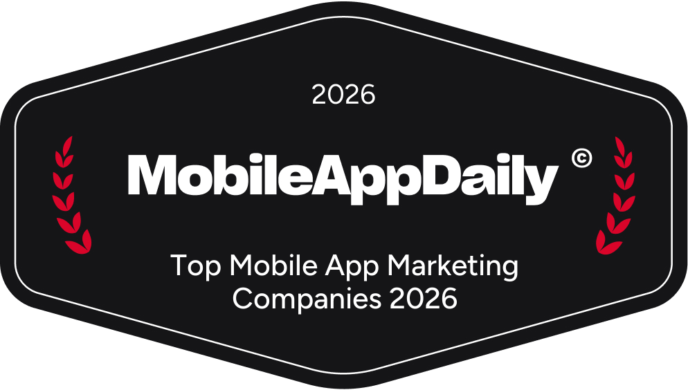 top mobile app marketing company badge