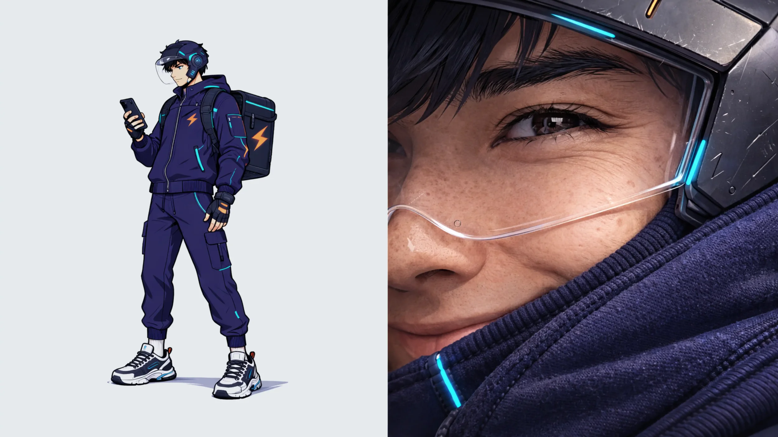 Концепт-арт анимационного персонажа: добавление цвета и текстур