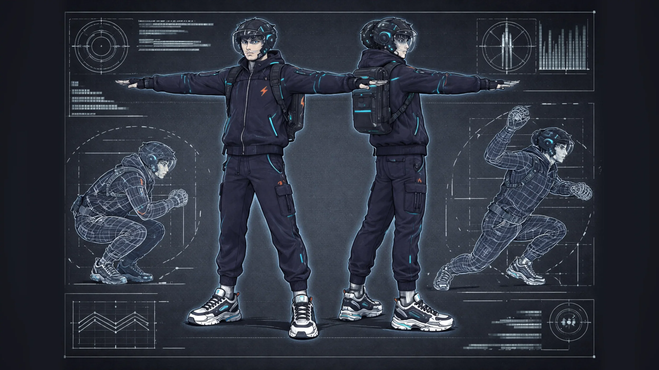 Концепт-арт 3D-персонажа: работа с Т-позами