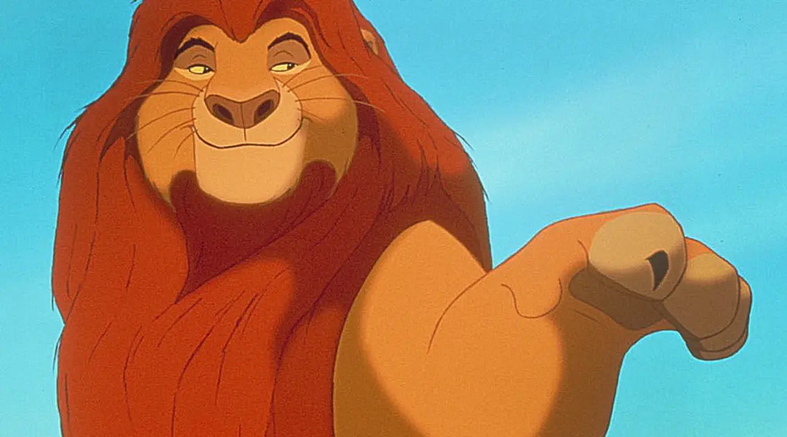 Виды анимации: кадр из мультфильма Disney «Король Лев»