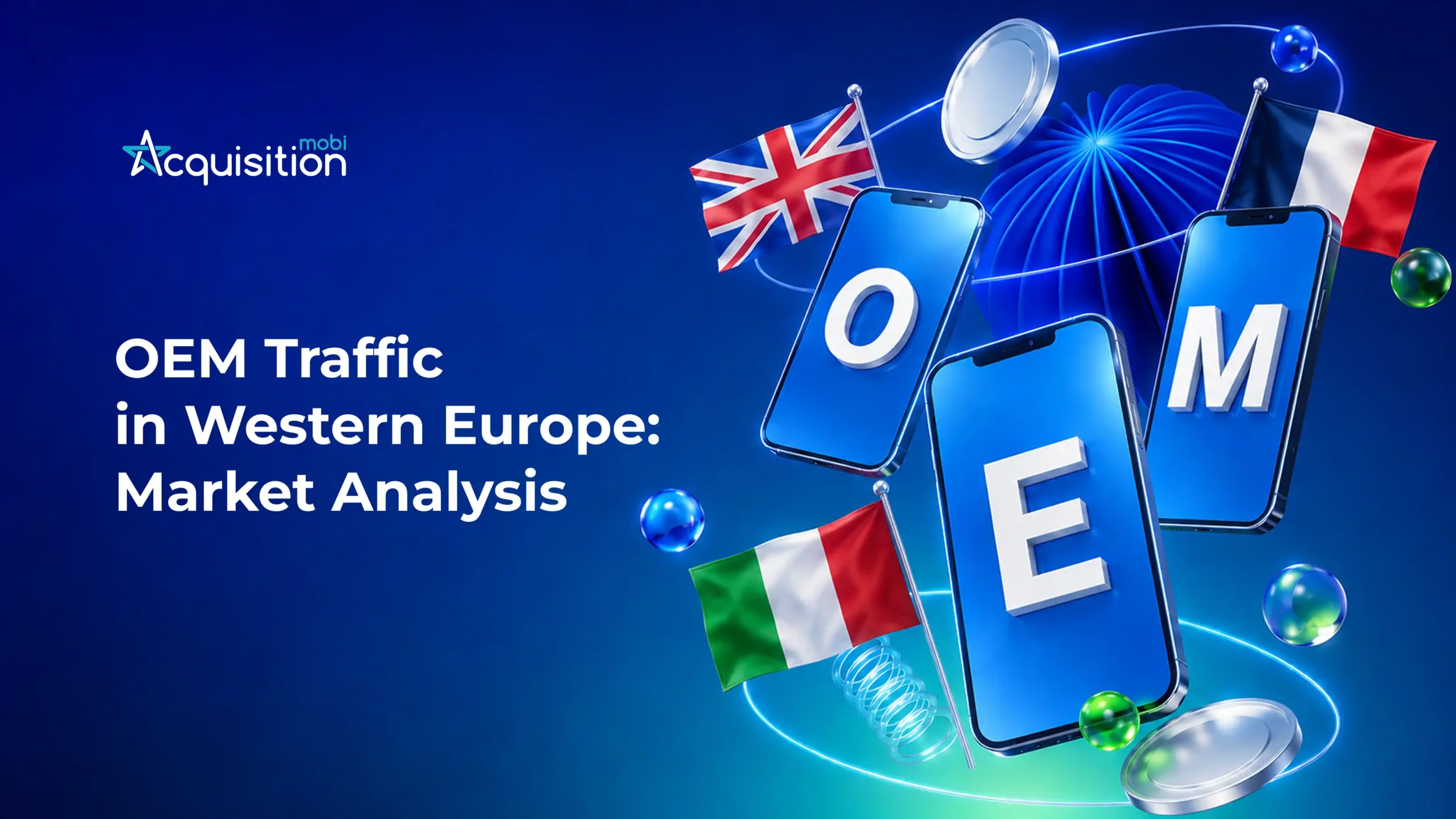 OEM Traffic in Western Europe: Smartphone Vendors by Country