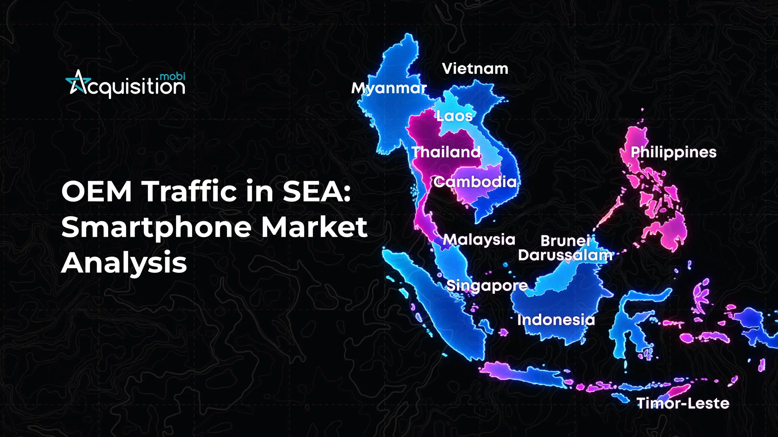OEM Traffic in SEA: Smartphone Vendors by Country